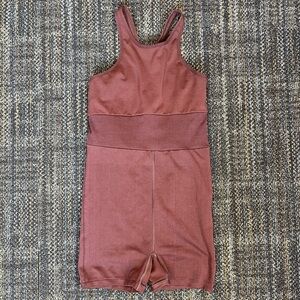 Brown Free People movement romper, size XS/S